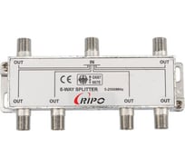 Сплиттер (делитель) Ripo tv на 6 направлений под f разъемы 5-2500 mhz 005-400134