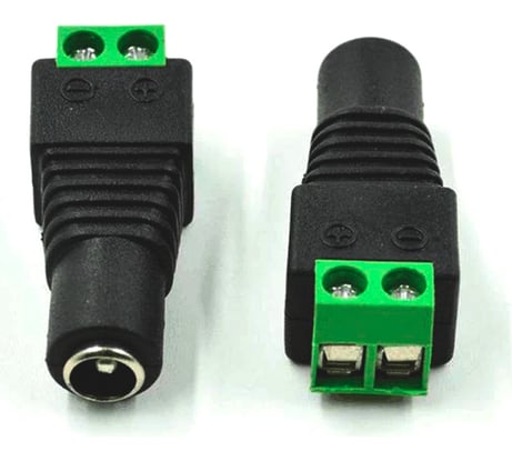 Разъем питания Ripo dc гнездо (мама) питания 2.1x5.5 с клеммной колодкой под винт 005-200032