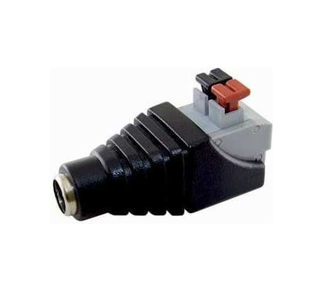 Разъем питания Ripo гнездо 2.1x5.5 с быстрозажимной клеммной колодкой, упаковка 5шт. 005-200051-5