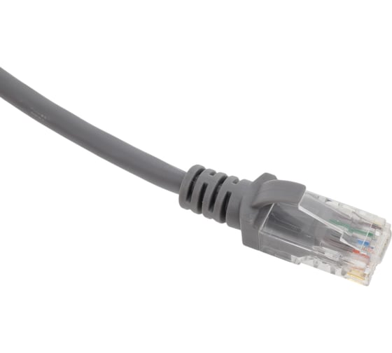 Патч-корд Ripo utp, cat 5e, rj45,1 m, серый 003-300010
