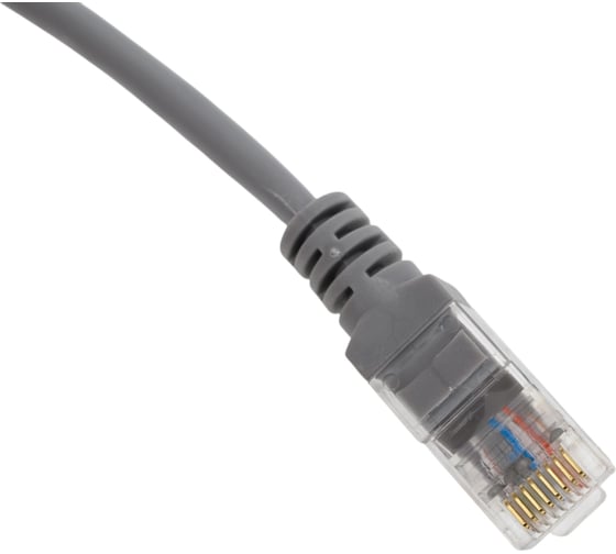 Патч-корд Ripo utp, cat 5e, rj45,1 m, серый 003-300010