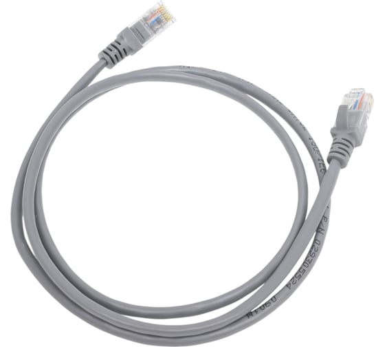 Патч-корд Ripo utp, cat 5e, rj45,1 m, серый 003-300010