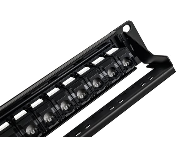 Патч-панель Ripo 19",1u, 24 порта, cat.6a (классea), 500мгц, rj45/8p8c, dual idc, с организатором 003-100078