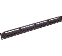 Патч-панель Ripo 19", 1u, 24 порта, категория 5е, 003-100007