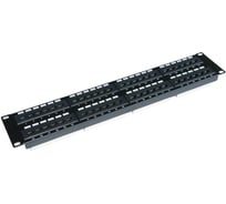 Патч-панель Ripo 19", 2u, 48 портов rj45, категория 5е, 003-100006