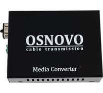 Медиаконвертер OSNOVO OMC-1000-11X Gigabit Ethernet 1xRJ45, 1xSFP. sct1276
