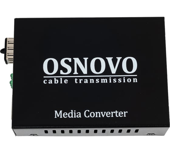 Медиаконвертер OSNOVO OMC-1000-11X Gigabit Ethernet 1xRJ45, 1xSFP. sct1276