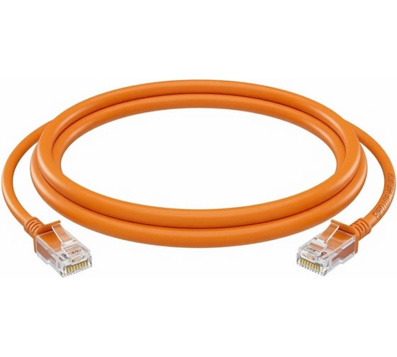 Патч-корд Ripo plus utp4 cat 5e, cu lszh нг(а), rj45, 0,5 m (оранжевый) 003-300122