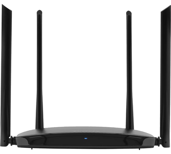 Беспроводной роутер DIGMA DWR-AC1201 AC1200 10/100BASE-TX черный (упак.:1шт) 1870497