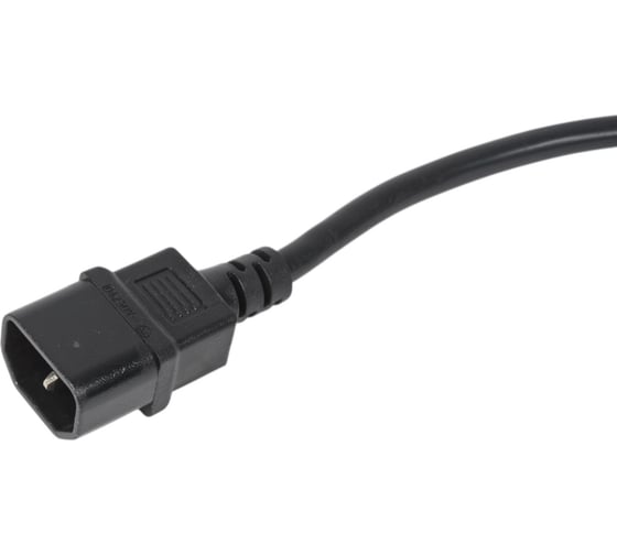 Кабель питания EKF TERACOM для PDU IEC 60320 C13 - IEC 60320 C14 сечение 3x1.5мм2 250В, 10A, длина 2.0 метра TRC-PCA-C13-C14-2M