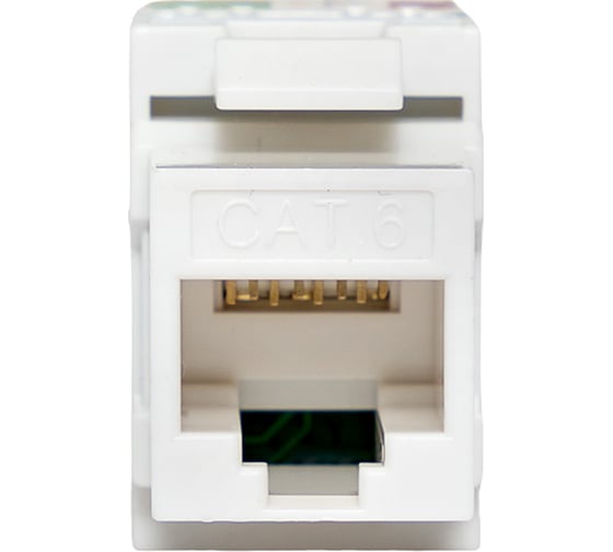 Неэкранированный модуль EKF Keystone TERACOM CS Cat.6 110 IDC 180 градусов самозажимной (Toolless), синий TRCS-KSTN-RT180-6UTP-BLU 1