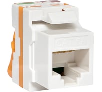 Неэкранированный модуль EKF Keystone TERACOM CS Cat.6A 110 IDC 180 градусов самозажимной (Toolless), оранжевый TRCS-KSTN-RT180-6AUTP-OR
