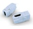 Вставка формата Keystone Jack Hyperline KJ1-HDMI-AV18-WH с проходным адаптером HDMI 2.0 (Type A), 90 градусов, ROHS, белая 247402 1