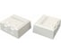 Корпус настенной розетки для установки 2-х вставок типа Keystone Jack SHyperline BB4-2-WH со шторкой, белый 444530 1