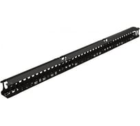 Вертикальный кабельный организатор для шкафов Hyperline TSR CMF-R47U-F106-СS-RAL9005 с крышкой, для профиля тип F 483757