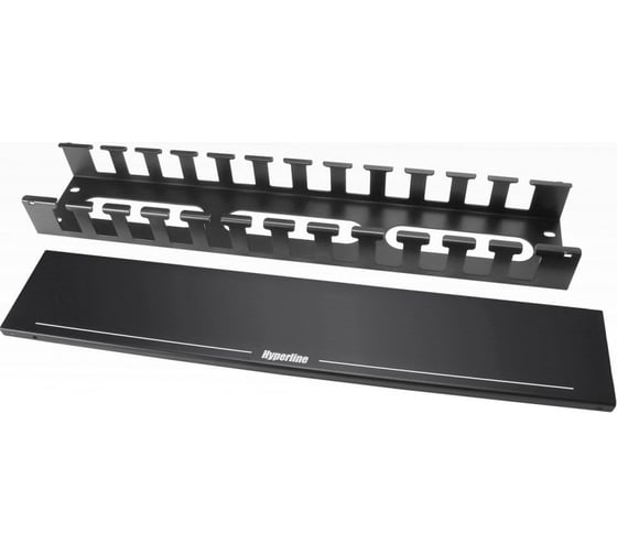 Металлический кабельный организатор Hyperline CM-2U-MLF-COV с крышкой, 19", 2U 483112