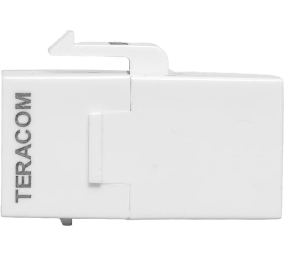 Проходной адаптер EKF TERACOM PRO Cat.6 неэкранированный RJ45-RJ45 тип Keystone белый TRP-INLC-KSTN-6UTP-WH