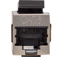 Проходной экранированный адаптер EKF TERACOM PRO Cat.6, RJ45-RJ45, тип Keystone TRP-INLC-KSTN-6FTP