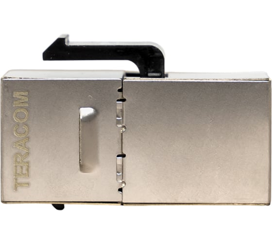 Проходной экранированный адаптер EKF TERACOM PRO Cat.6, RJ45-RJ45, тип Keystone TRP-INLC-KSTN-6FTP