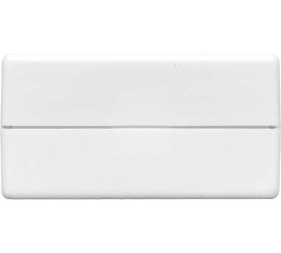 Проходной неэкранированный адаптер EKF TERACOM PRO Cat.6, RJ45-RJ45, белый TRP-INLC-2RJ45-6UTP-WH