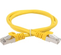 Коммутационный шнур ITK кат. 5е ftp lszh 0,5м желтый PC05-C5EFL-05M