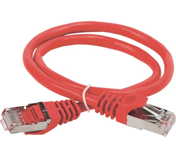 Коммутационный шнур ITK кат. 5е ftp lszh 2м красный PC04-C5EFL-2M