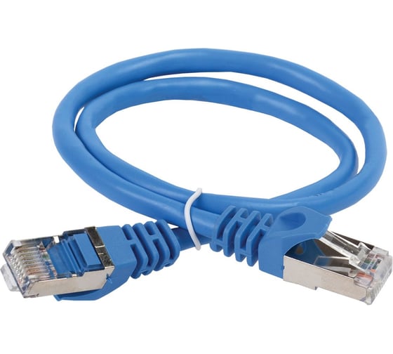 Коммутационный шнур ITK кат. 5е ftp lszh 1м синий PC03-C5EFL-1M 1