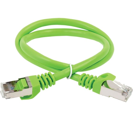 Коммутационный шнур ITK кат. 6 ftp lszh 2м зеленый PC02-C6FL-2M 1