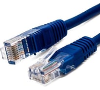 Патч-корд кабель Filum u/utp 5e кат, 5м 26awg(7x0,16 мм), омедненный алюминий (cca), pvc, синий FL-U5-5M-BL