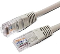 Патч-корд кабель Filum u/utp 5e кат, 2м 26awg(7x0,16 мм), омедненный алюминий (cca), pvc, серый FL-U5-2M