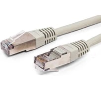 Патч-корд кабель Filum f/utp 5e кат, 0,5м 26awg(7x0,16 мм), омедненный алюминий (cca), pvc, серый FL-F5-0,5M