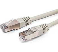 Патч-корд кабель Filum f/utp 5e кат, 2м 26awg(7x0,16 мм), омедненный алюминий (cca), pvc, серый FL-F5-2M