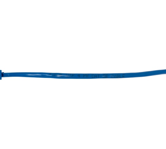 Патч-корд кабель Filum u/utp 5e кат, 0,5м 26awg(7x0,16 мм), омедненный алюминий (cca), pvc, синий FL-U5-0,5M-BL