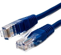 Патч-корд кабель Filum u/utp 5e кат, 0,25м 26awg(7x0,16 мм), омедненный алюминий (cca), pvc, синий FL-U5-0,25M-BL