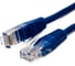 Патч-корд кабель Filum u/utp 5e кат, 0,25м 26awg(7x0,16 мм), омедненный алюминий (cca), pvc, синий FL-U5-0,25M-BL 1