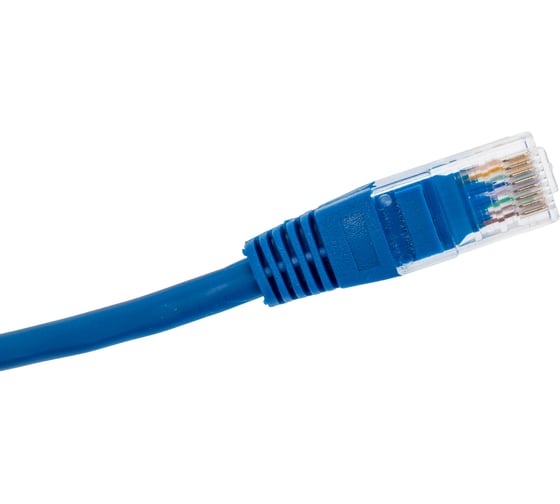 Патч-корд кабель Filum u/utp 5e кат, 0,5м 26awg(7x0,16 мм), чистая медь, pvc, синий FL-U5-C-0,5M-BL FL-U5-C-0.5M-BL