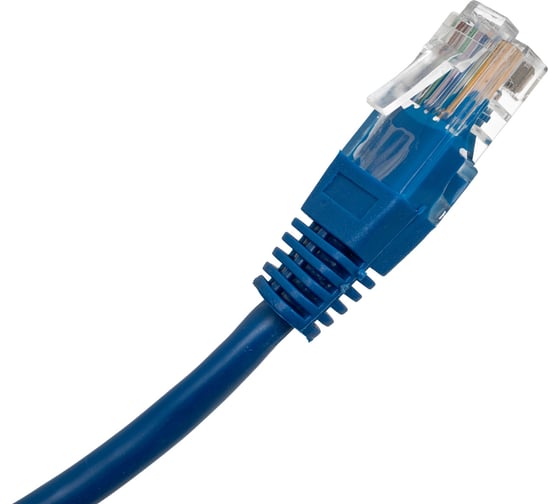 Патч-корд кабель Filum u/utp 5e кат, 0,5м 26awg(7x0,16 мм), чистая медь, pvc, синий FL-U5-C-0,5M-BL FL-U5-C-0.5M-BL