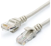 Патч-корд кабель Filum u/utp 5e кат, 1м, pvc, rj45, серый FL5-U45-GY-0100