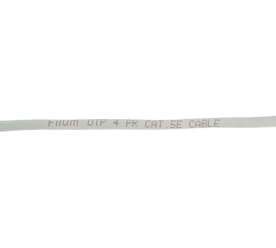 Патч-корд кабель Filum u/utp 5e кат, 3м 26awg(7x0,16 мм), омедненный алюминий (cca), pvc, серый FL-U5-3M