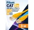 Кабель патч-корд U/UTP 5e кат. 3м FL-U5-3M-Y 26AWG(7x0.16 мм), омедненный алюминий (CCA), PVC, жёлтый Filum 00-00872966 7