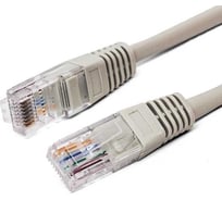 Патч-корд кабель Filum u/utp 5e кат, 2м 26awg(7x0,16 мм), чистая медь, pvc, серый FL-U5-C-2M