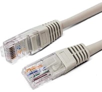 Патч-корд кабель Filum u/utp 6 кат, 3м 26awg(7x0,16 мм), омедненный алюминий (cca), pvc, серый FL-U6-3M