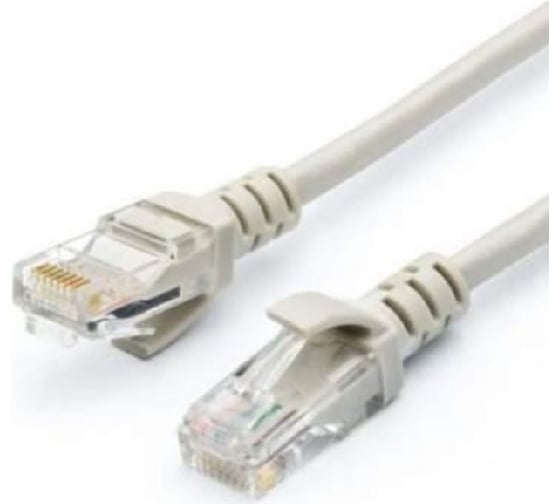 Патч-корд кабель Filum u/utp 5e кат, 7,5м pvc, rj45, серый FL5-U45-GY-0750