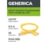 Шнур коммутационный кат.5е utp 0,5м желтый GENERICA PC05-C5EU-05M-G 2