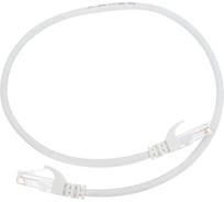 Шнур коммутационный кат.5е utp 0,5м белый GENERICA PC08-C5EU-05M-G