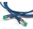 Патч-корд Hyperline s/ftp, экранированный, категория 6a (100 fluke component tested), 30awg, lszh, 1 м, синий 445809 1