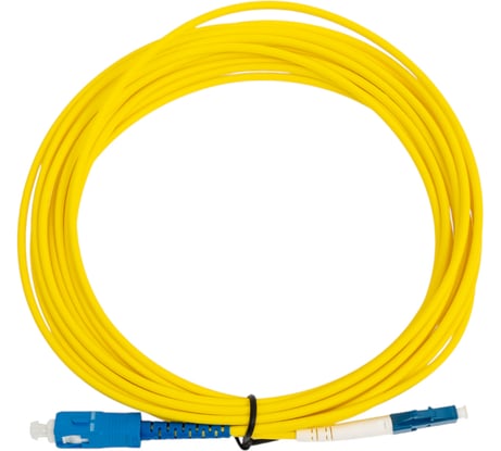 Оптический патч-корд ITK sm, 9/125 (os2), lc/upc-sc/upc,(simplex),5м FPC09-LCU-SCU-C1L-5M