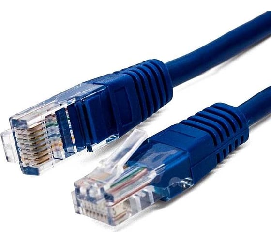Кабель патч-корд Filum u/utp 6 кат, 0,25м 26awg(7x0,16 мм), омедненный алюминий (cca), pvc, синий FL-U6-0,25M-BL 1