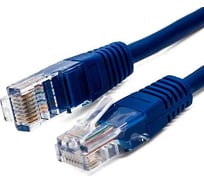 Кабель патч-корд Filum u/utp 6 кат, 5м 26awg(7x0,16 мм), омедненный алюминий (cca), pvc, синий FL-U6-5M-BL