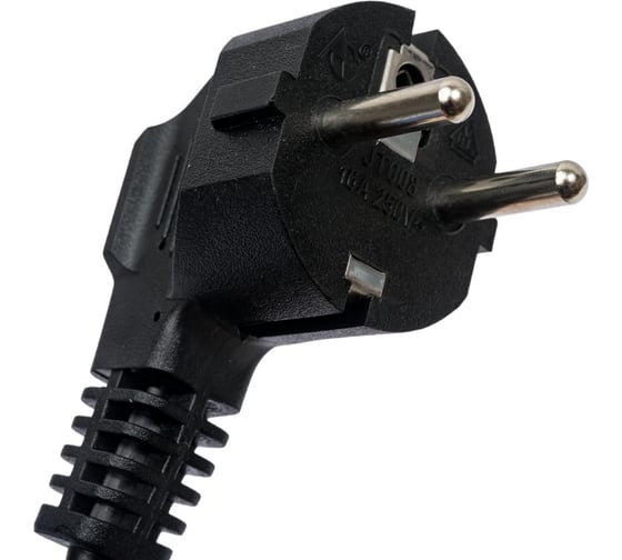 Кабель питания Filum cee 7/7- с13, 3x1 мм², 220в, 10a, чёрный, 1 м FL-PC16-EU-C13-1M